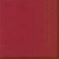 Guardanapo de papel vermelho com padrão texturizado na borda