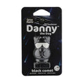 Ambientador para carro Danny the Dog preto com design de cão e óculos
