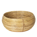 Cesta redonda de vimes natural