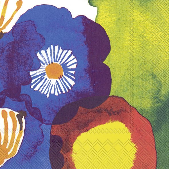 Padrão floral colorido com textura em tecido ou papel