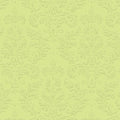 Papel de parede verde claro com padrão floral em relevo